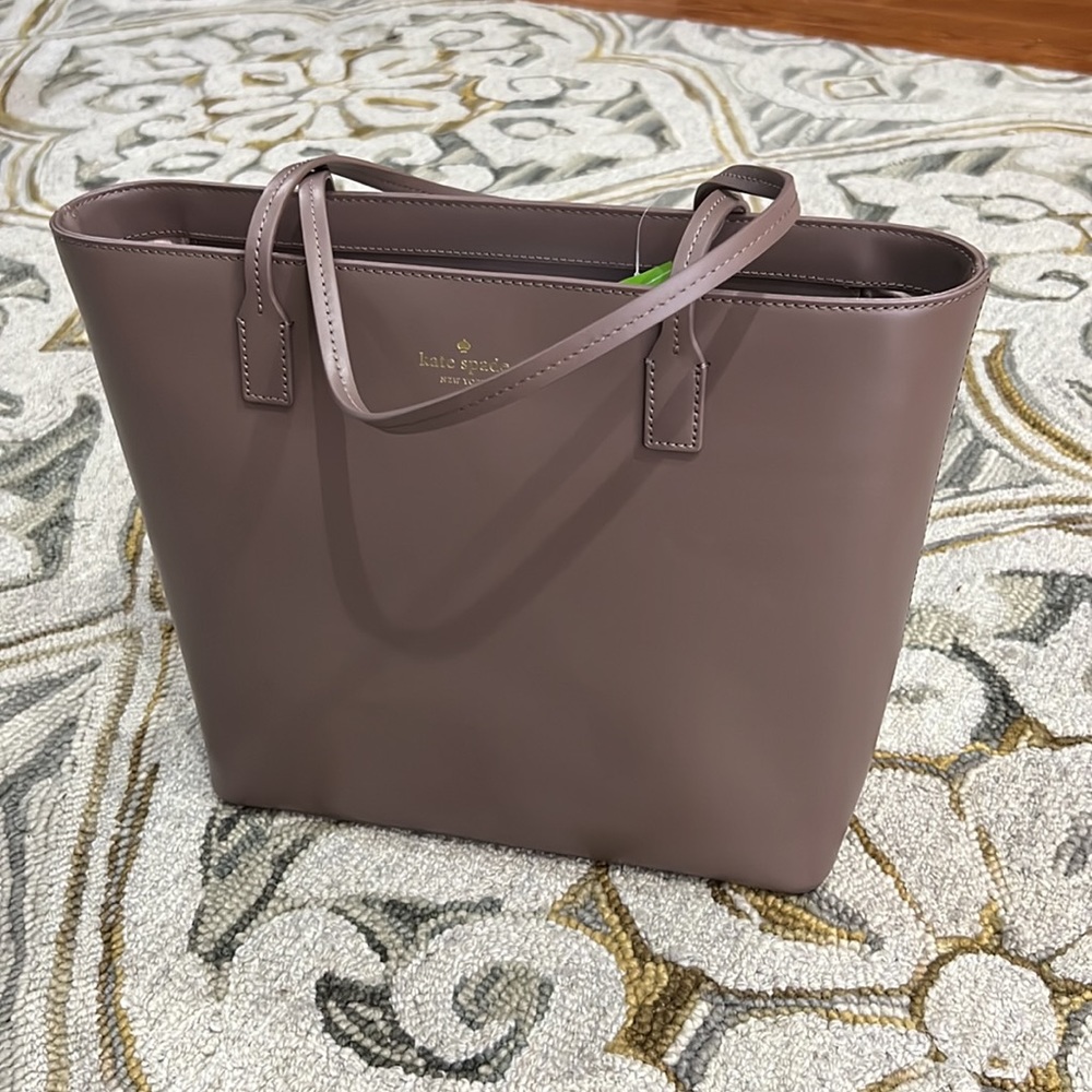 ♠️ Kate spade NWT $598 grecia Kearny street duskcity leather large tote ♠️ - Picture 4 of 15